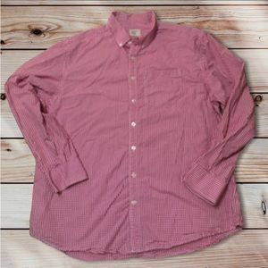 Old Navy red gingham shirt XXL  (B#A)